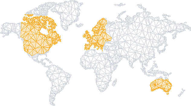 Rotider global service coverage map